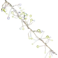 Holiday Living 480-Count 19.6-ft Warm White/White LED Indoor/Outdoor Christmas Cluster Lights