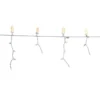 Sylvania 70-Count Warm White LED Christmas Icicle Lights 15-ft