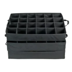 Northlight 3-Tray Fabric Lined Christmas Ornament Storage Bag - Green -Cheap Northlight Store 330749343 AlternateImage2