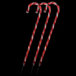 Northlight Lighted Candy Cane Christmas Outdoor Decor - 28-in - Red And White - Set Of 3 -Cheap Northlight Store 330749345 AlternateImage2