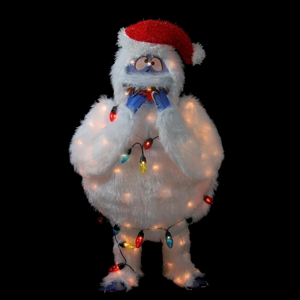 Northlight Pre-Lit Bumble Christmas Outdoor Decoration - Multi Lights - 49-in 2 Northlight Pre-Lit Bumble Christmas Outdoor Decoration - Multi Lights - 49-in - Image 2