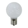 Northlight Faceted LED G40 Christmas Replacement Bulbs - Pure White - Pack Of 25