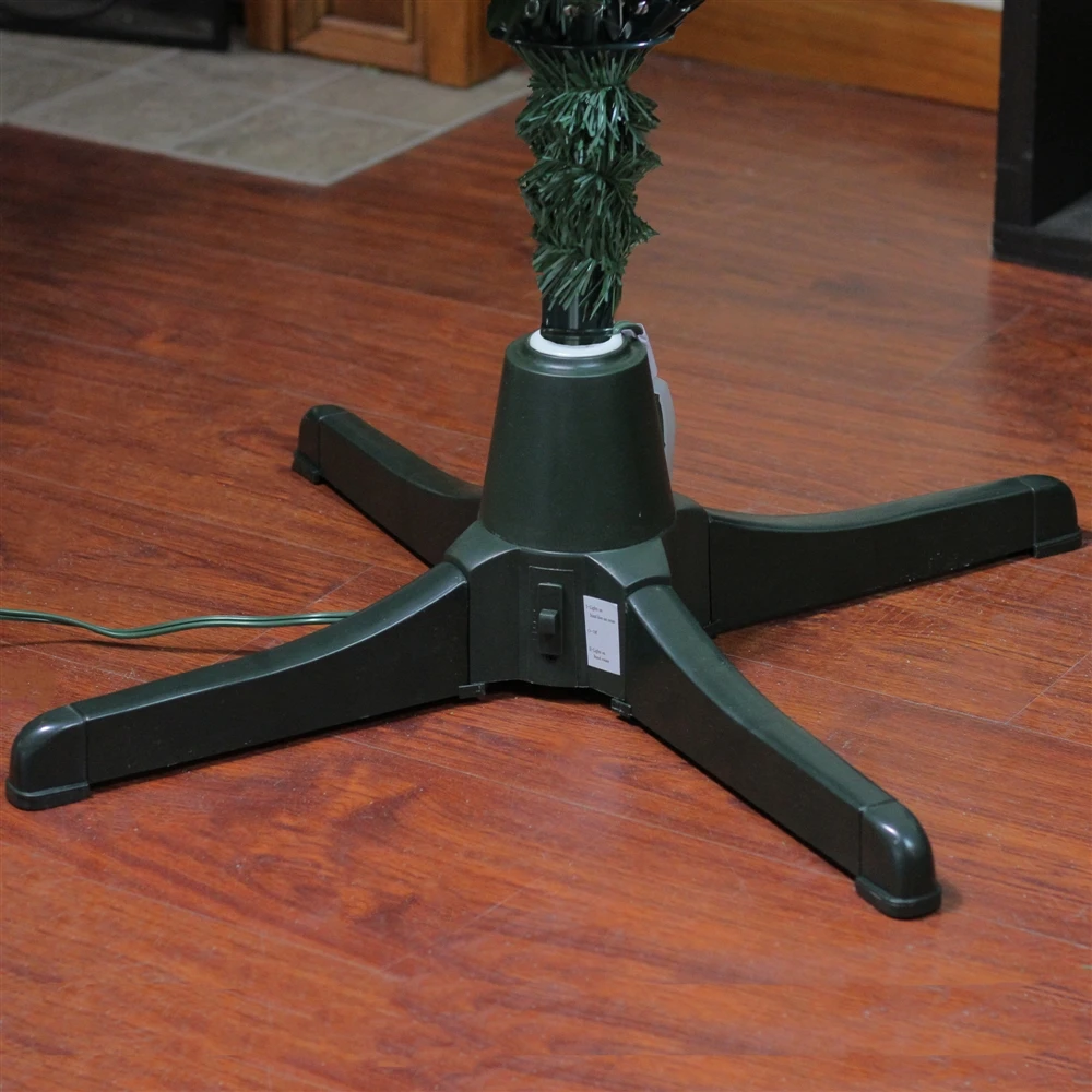Northlight 360-Degree Rotating Christmas Tree Stand For Artificial Trees - 19-in - Green 3 Northlight 360-Degree Rotating Christmas Tree Stand For Artificial Trees - 19-in - Green - Image 3