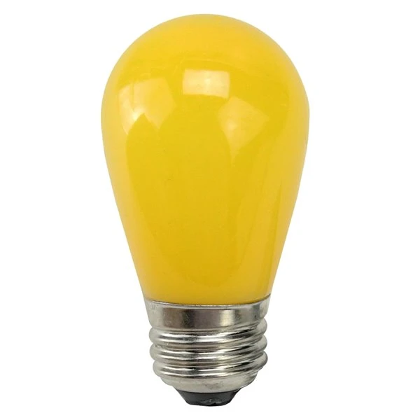 Northlight LED S14 Christmas Replacement Light Bulbs - 1.3 Watts - Opaque Yellow - Pack Of 25 1 Northlight LED S14 Christmas Replacement Light Bulbs - 1.3 Watts - Opaque Yellow - Pack Of 25