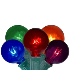 Northlight 20-Count Constant Multicolour Incandescent Electrical-Outlet Indoor/Outdoor 19-ft Christmas String Lights