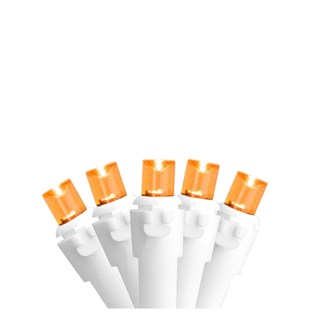 Northlight 50-Count Constant Orange LED Electrical-Outlet Indoor/Outdoor 16.25-ft Christmas String Lights 1 Northlight 50-Count Constant Orange LED Electrical-Outlet Indoor/Outdoor 16.25-ft Christmas String Lights