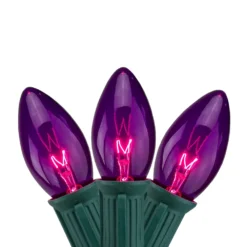 Northlight 25-Count Constant Purple Incandescent Electrical-Outlet Indoor/Outdoor 24-ft Christmas String Lights