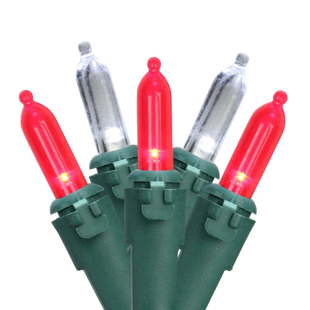 Northlight 100-Count Constant Red/White LED Electrical-Outlet Indoor/Outdoor 33-ft Christmas String Lights 1 Northlight 100-Count Constant Red/White LED Electrical-Outlet Indoor/Outdoor 33-ft Christmas String Lights