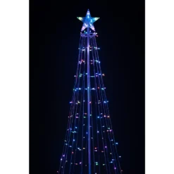 Hi-Line Gift Ltd. 1-Pack 82.67-in H Freestanding Christmas Tree Light Display With Colour Changing LED -Cheap Northlight Store 330785456 AlternateImage2