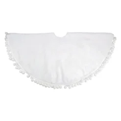 Northlight 48-in White Christmas Tree Skirt