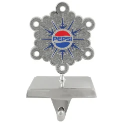 Northlight 6.5-in Silver And Blue Pepsi Snowflake Christmas Stocking Holder