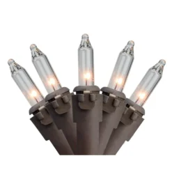 Northlight 100-Count 20.25-ft Mini Warm White Incandescent Indoor/Outdoor Christmas String Lights