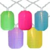 Sienna 10-Count 7.5-ft Pink/Green Incandescent Indoor/Outdoor Christmas String Lights