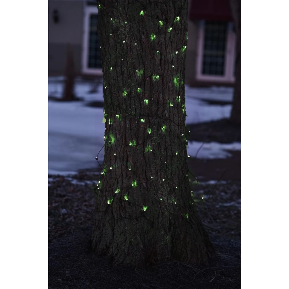 Northlight 2-ft X 8-ft Indoor/Outdoor Constant Green LED Wide Angle Electrical Outlet Christmas Net Lights 3 Northlight 2-ft X 8-ft Indoor/Outdoor Constant Green LED Wide Angle Electrical Outlet Christmas Net Lights - Image 3