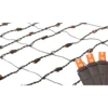 Northlight 2-ft X 8-ft Indoor/Outdoor Constant Orange LED Wide Angle Christmas Net Lights