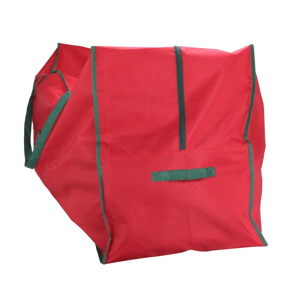Northlight 43-in Red And Green Multipurpose Christmas Storage Bag 2 Northlight 43-in Red And Green Multipurpose Christmas Storage Bag - Image 2