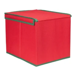 Northlight 13-in Red And Green Christmas Ornament Storage Box With Dividers -Cheap Northlight Store 330933346 AlternateImage3