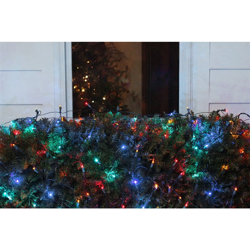Northlight 4-ft X 6-ft Indoor/Outdoor Constant Multicolour LED Wide Angle Electrical Outlet Christmas Net Lights 3 Northlight 4-ft X 6-ft Indoor/Outdoor Constant Multicolour LED Wide Angle Electrical Outlet Christmas Net Lights - Image 3