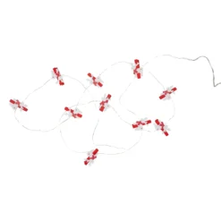 Northlight 10-Count 6.5-ft Warm White LED Battery-Operated Indoor Reindeer Christmas String Lights -Cheap Northlight Store 330933394 AlternateImage2