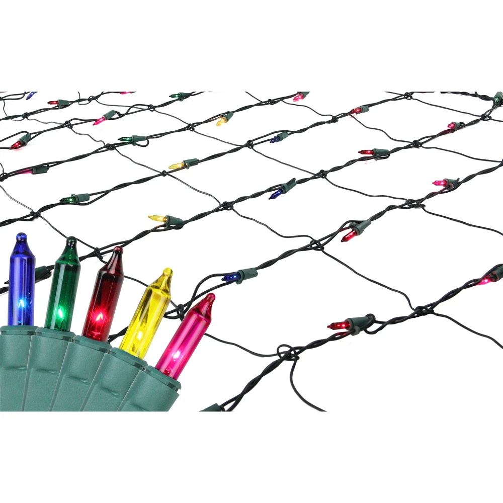 Northlight 4-ft X 6-ft Indoor/Outdoor Constant Multicolour Incandescent Mini Electrical Outlet Christmas Net Lights 1 Northlight 4-ft X 6-ft Indoor/Outdoor Constant Multicolour Incandescent Mini Electrical Outlet Christmas Net Lights