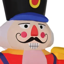 HomCom 8-ft Internal Light Nutcracker Playing Drums Christmas Inflatable 6 HomCom 8-ft Internal Light Nutcracker Playing Drums Christmas Inflatable -Cheap Northlight Store 331003161 AlternateImage3