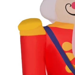 HomCom 8-ft Internal Light Nutcracker Playing Drums Christmas Inflatable 7 HomCom 8-ft Internal Light Nutcracker Playing Drums Christmas Inflatable -Cheap Northlight Store 331003161 AlternateImage4