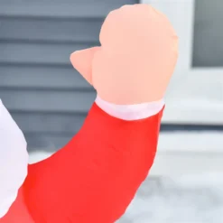 HomCom 4-ft Internal Light Santa Christmas Inflatable -Cheap Northlight Store 331003187 AlternateImage3