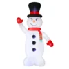 Occasions 240-in H X 74-in W Internal Light Snowman Christmas Inflatable