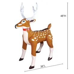 Occasions 48-in H X 16-in W Reindeer Christmas Inflatable -Cheap Northlight Store 331046753 AlternateImage5