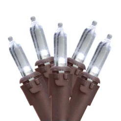 Northlight 11.25-ft Brown Wire 35 White LED Mini Christmas Lights