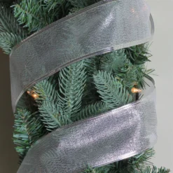 Northlight Shimmering Silver Christmas Wired Craft Ribbon -Cheap Northlight Store 331054294 AlternateImage2
