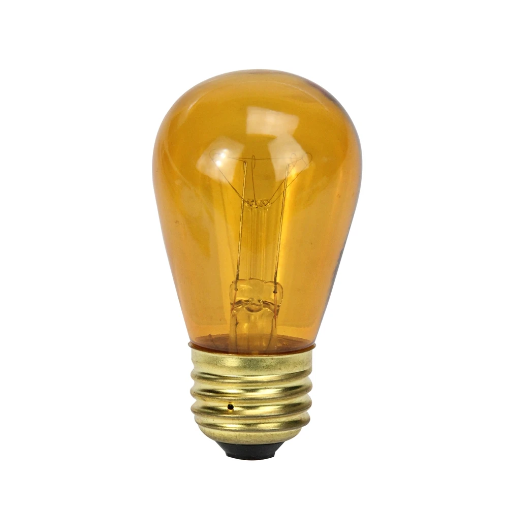 Northlight Incandescent S14 Amber Christmas Replacement Bulbs - Pack Of 25 2 Northlight Incandescent S14 Amber Christmas Replacement Bulbs - Pack Of 25 - Image 2