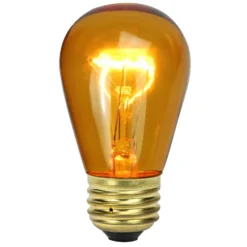Northlight Incandescent S14 Amber Christmas Replacement Bulbs - Pack Of 25