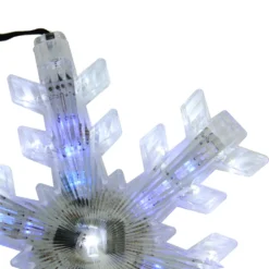 Northlight 25-in Cascading White And Blue Snowfall LED Snowflake Christmas Lights - Set Of 3 -Cheap Northlight Store 331054331 AlternateImage2