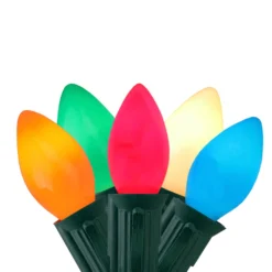 Northlight 25-Count Multicolour C7 Christmas Light Set -24-ft Green Wire