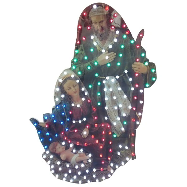 Northlight 48-in LED Holy Family Christmas Nativity Scene Outdoor Decoration 1 Northlight 48-in LED Holy Family Christmas Nativity Scene Outdoor Decoration
