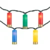 Northlight Multicolour Shotgun Shell Novelty Christmas Light Set - 10-Light