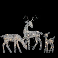 Northlight 29-in LED White Reindeer Family Outdoor Christmas Decorations - Set Of 3 7 Northlight 29-in LED White Reindeer Family Outdoor Christmas Decorations - Set Of 3 -Cheap Northlight Store 331054593 AlternateImage2