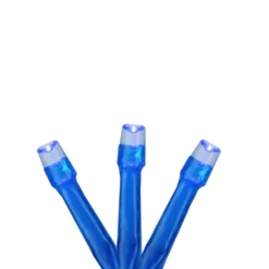 Northlight 20 Battery Operated Blue LED Wide Angle Christmas Lights - 6.25-ft Blue Wire