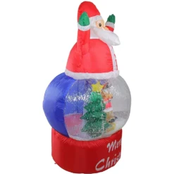 Northlight 57-in Inflatable Santa Claus Snow Globe Outdoor Christmas Decoration -Cheap Northlight Store 331054721 AlternateImage2