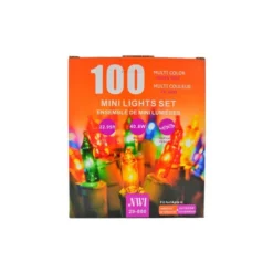 IH Casa Decor 100-Light 22.95-ft Multicolour Indoor/Outdoor Mini Christmas String Lights
