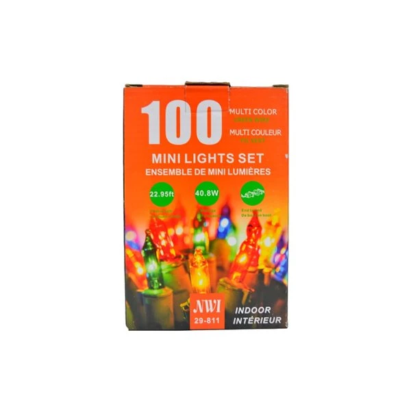 IH Casa Decor 100-Light 22.95-ft Multicolour Indoor Mini Christmas String Lights 1 IH Casa Decor 100-Light 22.95-ft Multicolour Indoor Mini Christmas String Lights