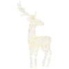 Outsunny Outdoor Christmas Decoration Light Up Reindeer Decor