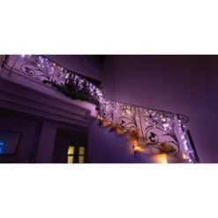 Twinkly Multi-function Gold Mini LED Electrical Outlet Christmas Icicle Lights Timer -Cheap Northlight Store 331062511 AlternateImage2