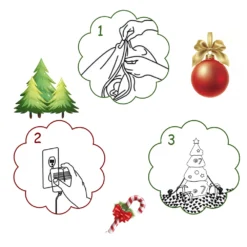 Costway 6-ft Internal Light Inflatable Christmas Tree With Gift Boxes And LED Bulbs -Cheap Northlight Store 331065202 AlternateImage2