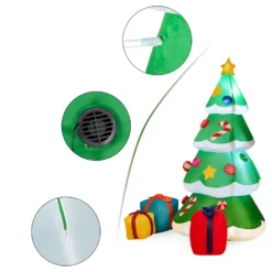 Costway 6-ft Internal Light Inflatable Christmas Tree With Gift Boxes And LED Bulbs -Cheap Northlight Store 331065202 AlternateImage4