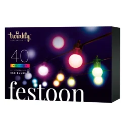 Twinkly Festoon 40-count 65.6-ft Multi-function Colour Changing LED Indoor/outdoor Christmas String Lights -Cheap Northlight Store 331067420 AlternateImage3