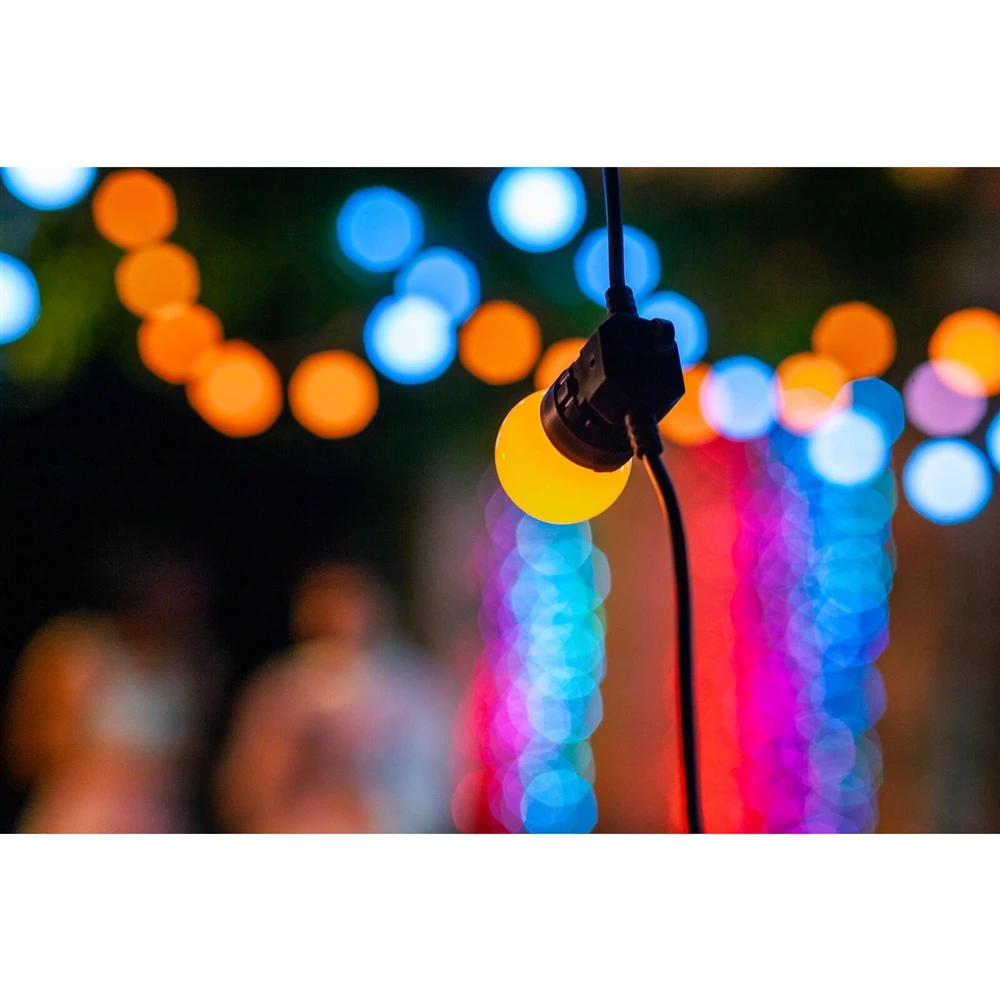 Twinkly Festoon 20-count 32.8-ft Multi-function Colour Changing LED Indoor/outdoor Christmas String Lights 3 Twinkly Festoon 20-count 32.8-ft Multi-function Colour Changing LED Indoor/outdoor Christmas String Lights - Image 3