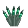 GKI/Bethlehem Lighting 100-Count 45.5-ft Constant Green Incandescent Christmas String Lights