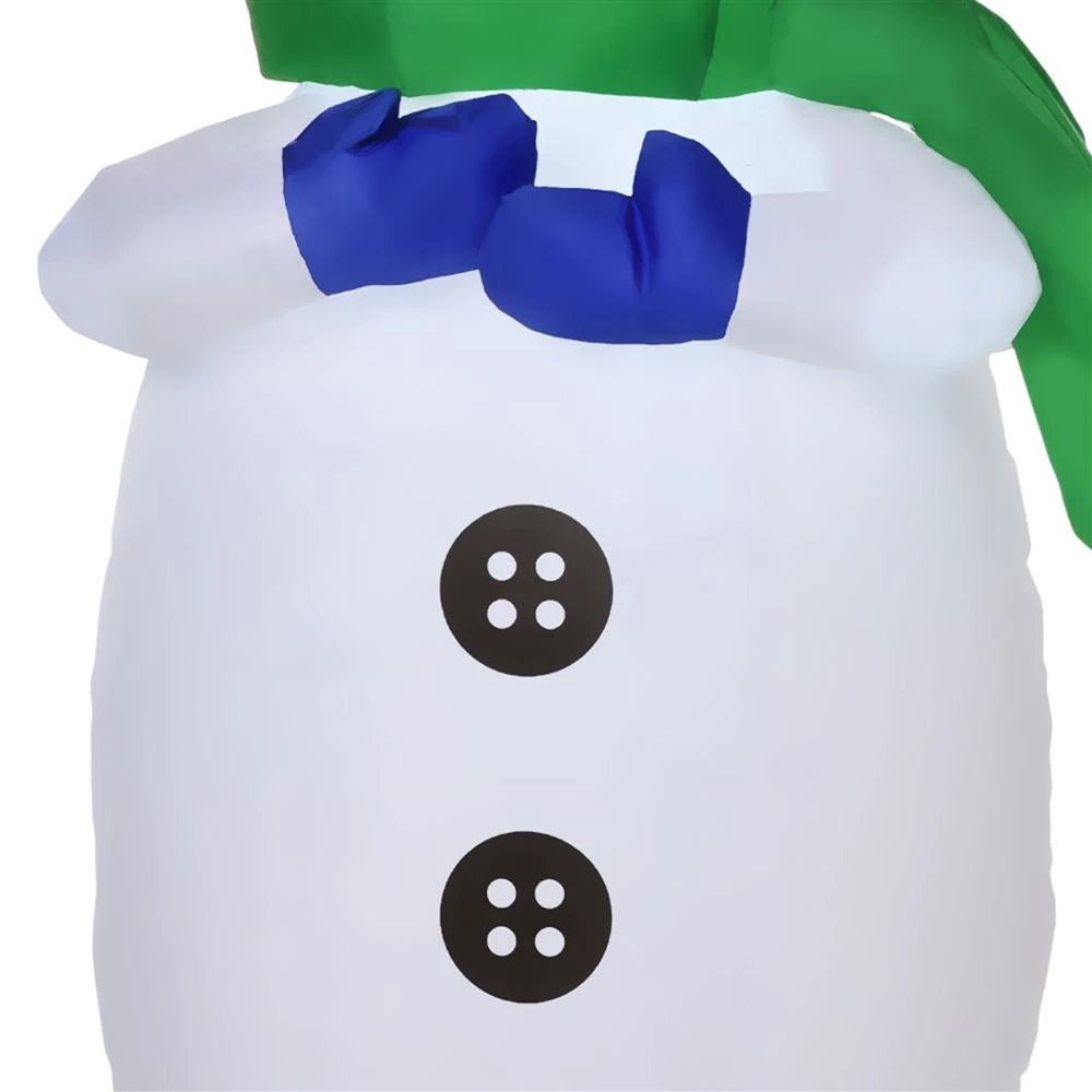 HomCom 3.94-ft Snowman Christmas Inflatable 5 HomCom 3.94-ft Snowman Christmas Inflatable - Image 5